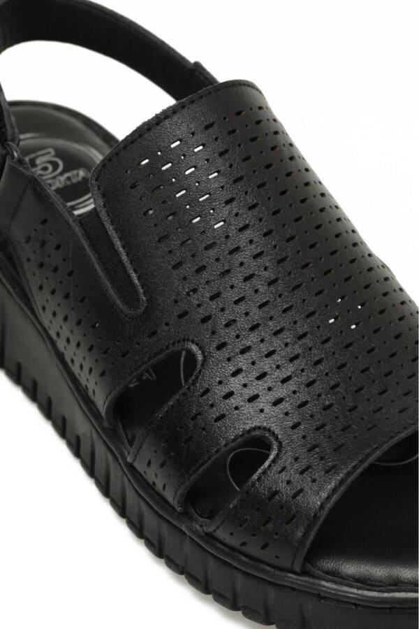 166225 Orthopedic 5 Point Women's Leather Sandal - 6