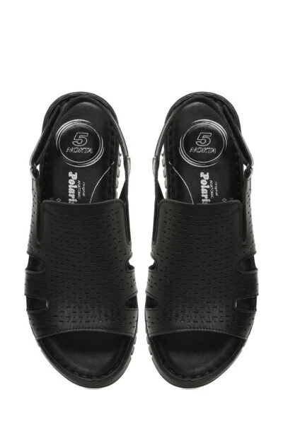 166225 Ортопедические 5 Точек Женские Кожаные Сандалии - 4