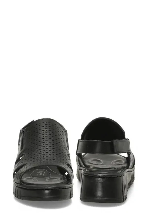 166225 Ортопедические 5 Точек Женские Кожаные Сандалии - 5