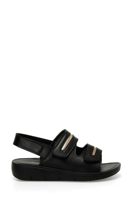 166279.Z4FX Black Women's Comfort Sandal - 1