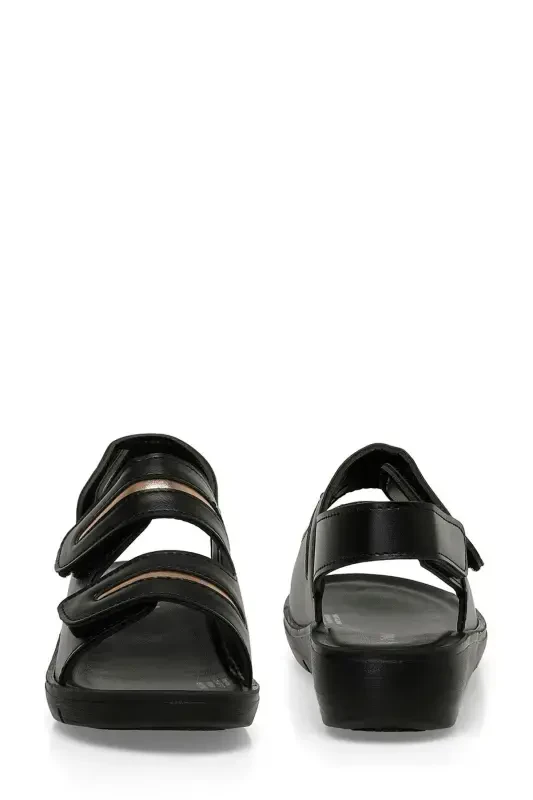 166279.Z4FX Qora Ayollar Comfort Sandali - 5