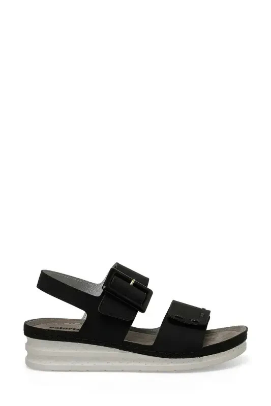 166295.Z4FX Black Women's Comfort Sandal - 1