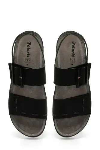 166295.Z4FX Black Women's Comfort Sandal - 4