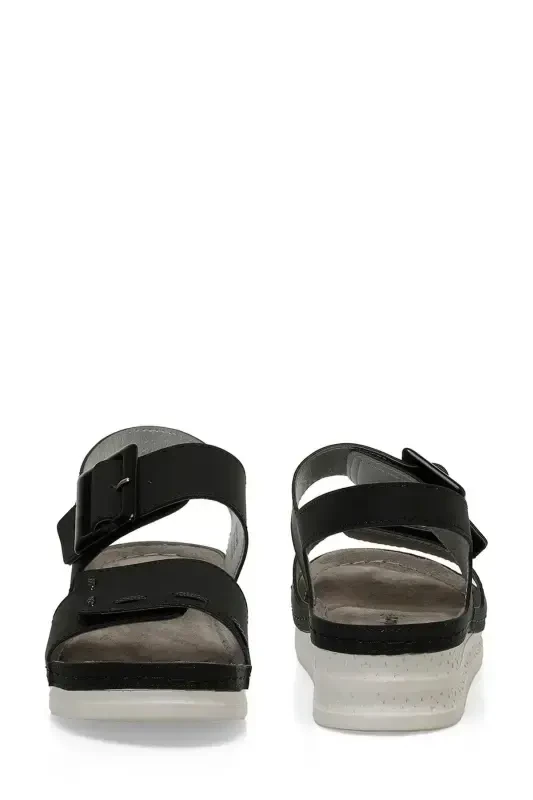 166295.Z4FX Black Women's Comfort Sandal - 5
