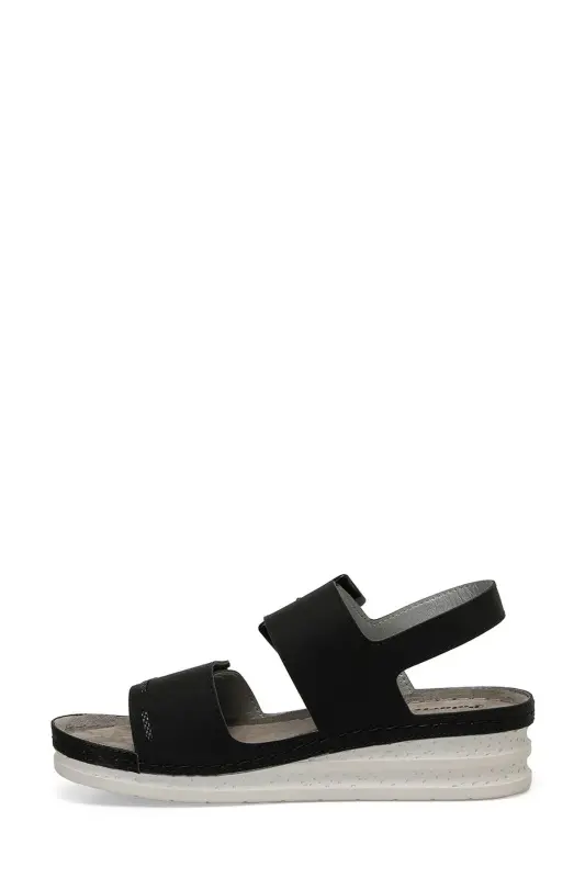 166295.Z4FX Siyah Kadın Comfort Sandalet - Siyah-101644866 - 3