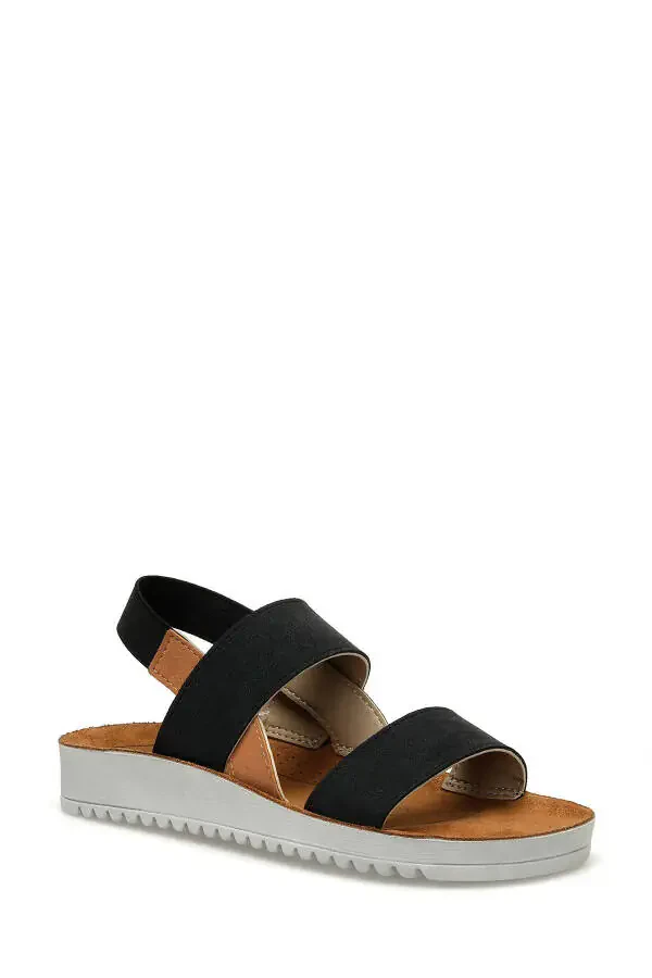 166351.Z4FX Qora Ayollar Comfort Sandali - 2