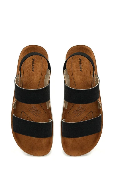 166351.Z4FX Qora Ayollar Comfort Sandali - 4