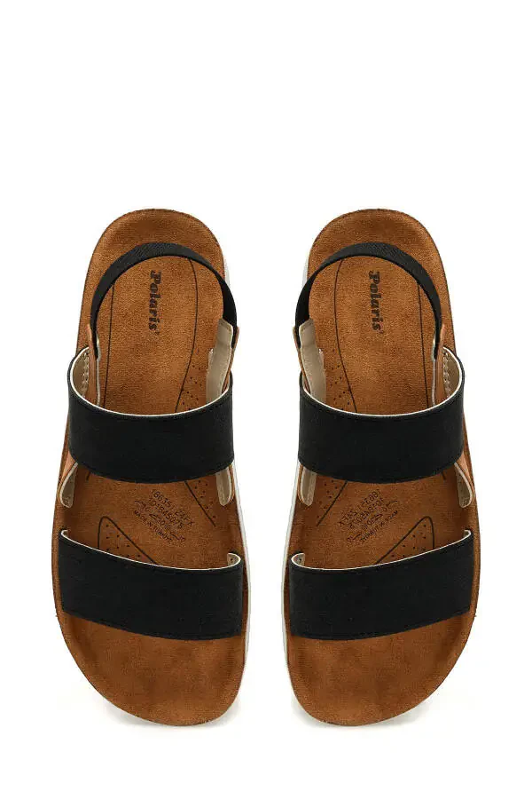 166351.Z4FX Qora Ayollar Comfort Sandali - 4