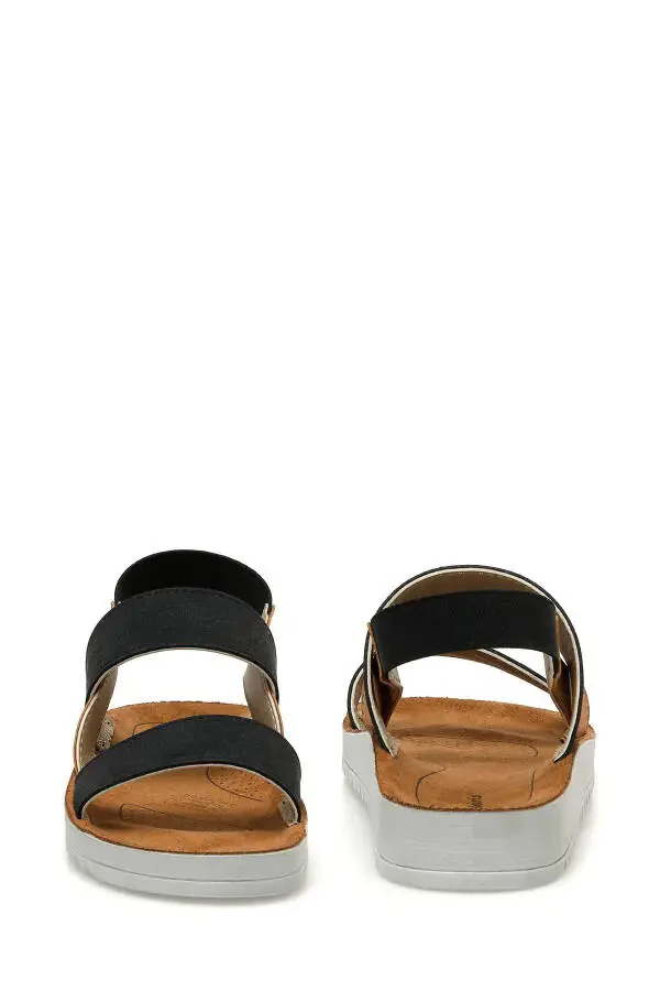 166351.Z4FX Qora Ayollar Comfort Sandali - 5