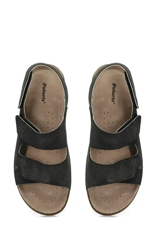 166359.BZ4FX Black Women's Comfort Sandal - 4