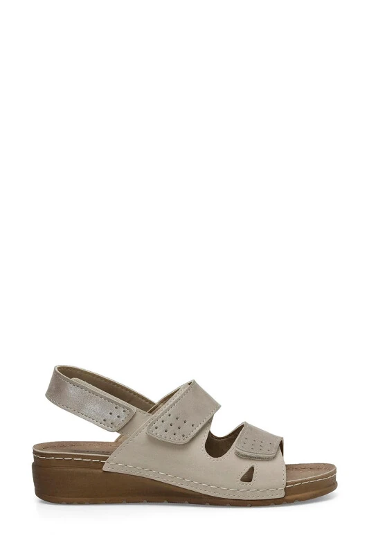 166359.Z4FX Beige Women's Comfort Sandal - Modazone