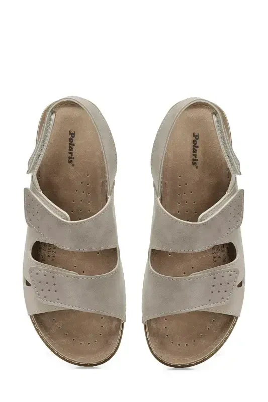 166359.Z4FX Beige Women's Comfort Sandal - 4