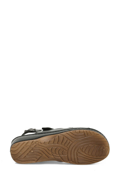 166375.Z5FX Black Women's Flat Sandals - 6