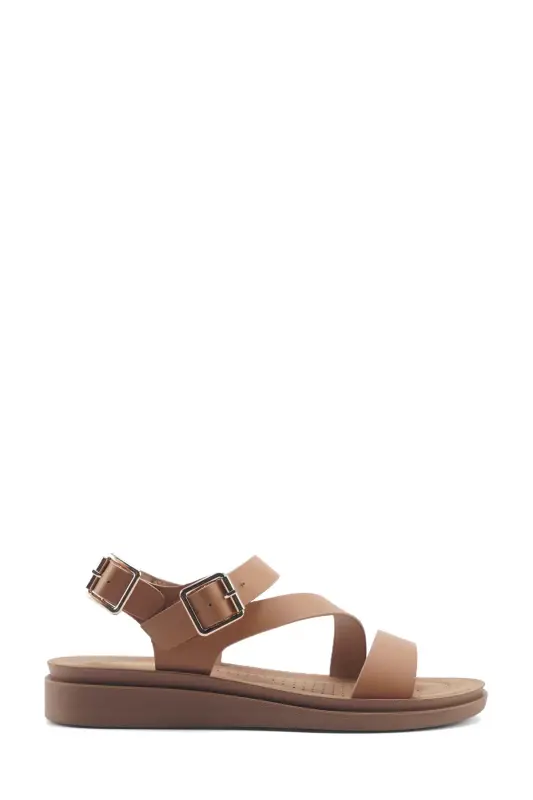 166925.Z5FX Camel Ayollar Komfort Sandali - 1