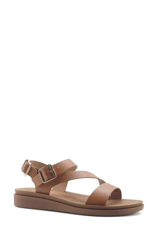166925.Z5FX Camel Ayollar Komfort Sandali - 2