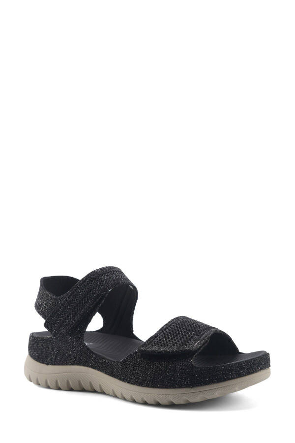 166963.Z5FX Black Women's Flat Sandals - 1