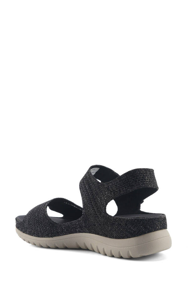 166963.Z5FX Black Women's Flat Sandals - 3