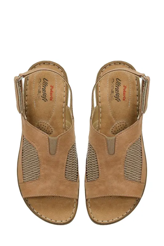 166968.Z5FX Taba Ayollar Tekis Sandal - 4