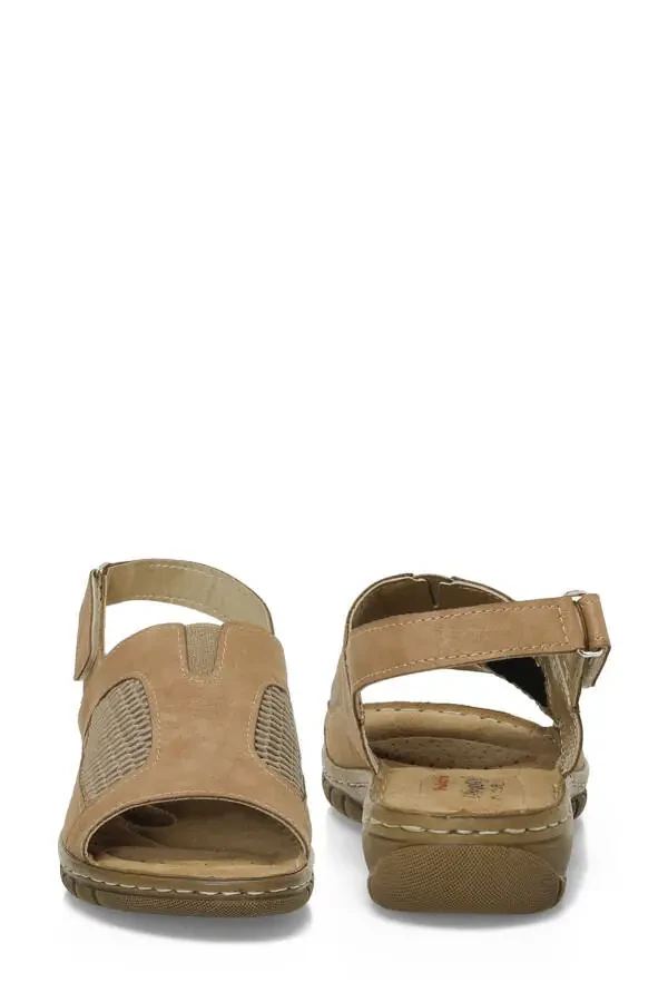 166968.Z5FX Women's Tan Flat Sandal - 5