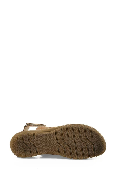 166968.Z5FX Women's Tan Flat Sandal - 6