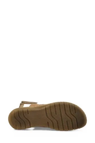 166968.Z5FX Women's Tan Flat Sandal - 6