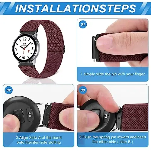 16mm 18mm 19mm 20mm 22mm 24mm soat tasmalari tez chiqariladigan almashtirish bilaguzuk, sozlanishi cho'ziluvchan neylon yakkalik halqa tasmalari erkaklar ayollar uchun mato to'quilgan sport elastik tasmalar bilan mos keladi - 3