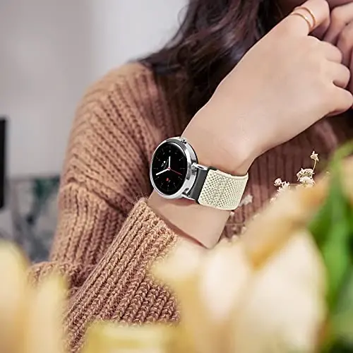 16mm 18mm 19mm 20mm 22mm 24mm soat tasmalari uchun mos keladigan, tez chiqariladigan almashtirish bilaguzuk, sozlanishi cho'ziluvchan neylon yakkalik halqa tasmalari mato o'ralgan sport elastik tasmalar erkaklar ayollar uchun - 6