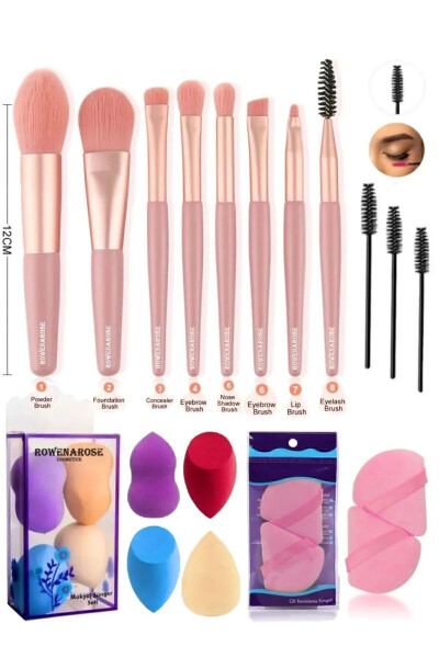 17 Piece Makeup Brush Set - 9