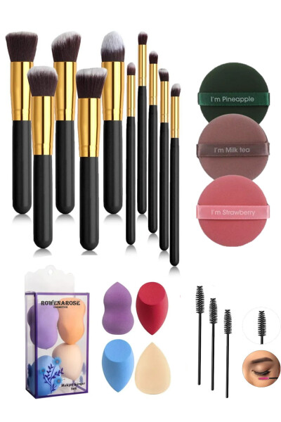 17 Piece Makeup Brush Set - 11