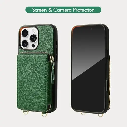 17 Pro 6.3 inç için TOCOL 17Pro Kılıf, Tam Kamera Koruması, Dahili Manyetik Halka, Magsafe Şarj Cihazı ile Uyumlu, Düşme Koruması, Yarı Saydam Mat Telefon Kılıfı (Açık Yeşil) - 5