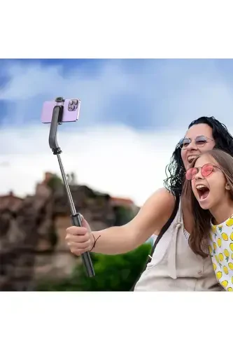 170cm Selfie tayoqchasi Masofadan boshqariladigan telefon Balandligi sozlanadigan stol usti, Portativ tripod-ES01 - EN SİGA (1)