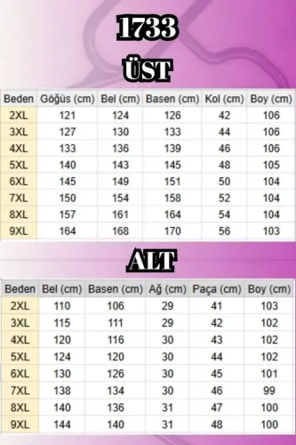 1733 Büyük Beden Fermuarlı Tesettür Mayo - Göz Desen İndigo-İndigo - BÜYÜKBEDENIZ (1)