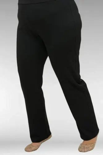 1742 Büyük Beden Uzunkol Tesettür Mayo Takım - Yaprak Desen Mor - 3