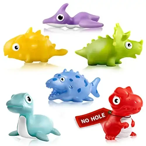 Hely Cancy Infant Bath Toys for 18 Months - No Hole Animal Bathtub Toys, Baby Bath Tub Toys 
