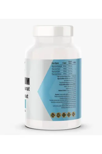 180 Tablet Magnezyum Bisglisinat Malat Taurat Glukonat Magnezyum Elementleri 400 Mg - FLX (1)
