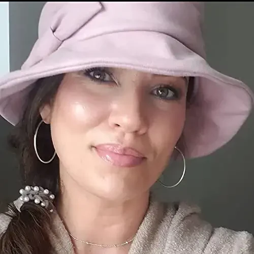 1920S Vintage Cloche Bucket Hat Packable Ladies Church Derby Party Fashion Floopy Winter 55-64CM - 2