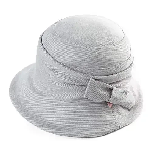 1920S Vintage Cloche Chelak Paqirlanadigan Xonimlar Cherkovi Derby Party Fashion Floopy Qishki 55-64SM - 2