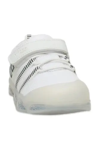 1936-Orante Işıklı İlkadım Bebek Günlük Spor Ayakkabı-Beyaz - 4