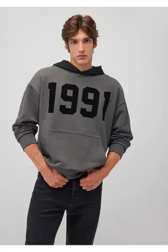 1991 Printed Gray Sweatshirt - MAVI (1)