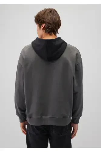 1991 Printed Gray Sweatshirt - 4