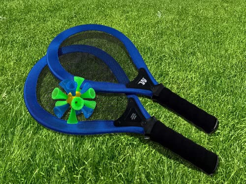 1i4 Group Whackminton - Perfect Racket Game for Adults & Kids - Fun Outdoor Sport for The Backyard, Beach & Lawn - Outdoor Toy - 9