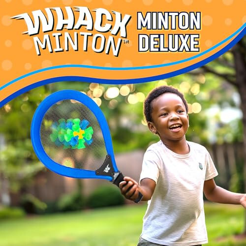 1i4 Group Whackminton - Perfect Racket Game for Adults & Kids - Fun Outdoor Sport for The Backyard, Beach & Lawn - Outdoor Toy - 2