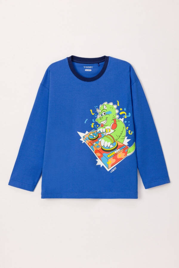 2-8 Years Old Boy Pajama-Plu - 875-Blue - 13