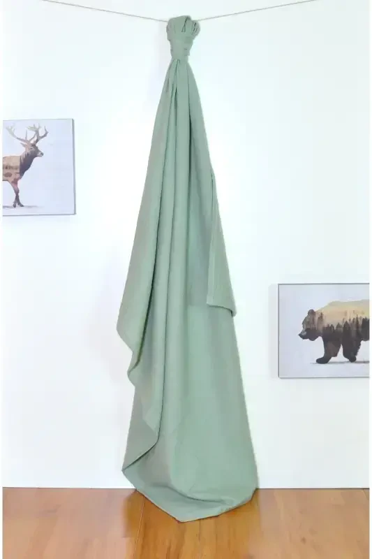 2’li Set Müslin Bebek Örtüsü | 100x100 Cm | %100 Pamuk | Ekru & Çağla Yeşili | Hassas Ciltler Için-Ekru - 4