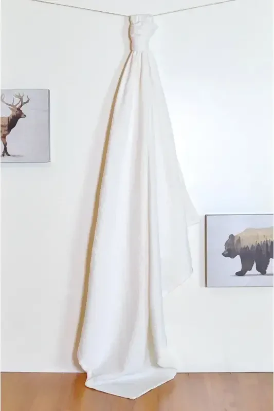 2’li Set Müslin Bebek Örtüsü | 100x100 Cm | %100 Pamuk | Ekru & Çağla Yeşili | Hassas Ciltler Için-Ekru - 5