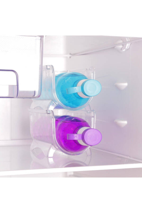 2 Adet Şişe Düzenleyici Raf Buzdolabı Içi Organizer - 5