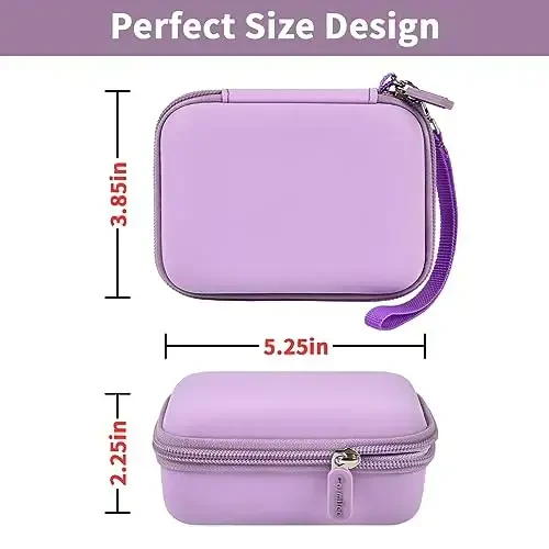 Portable Charger Power Bank Case for 2PCS Swyop/for Feob/for Charmast/for JEJILL/for LanLuk/for VEGER/for iWALK/for Taegila/for Kuulaa and More Small Charging Battery Pack - Bag Only (Purple) - 5