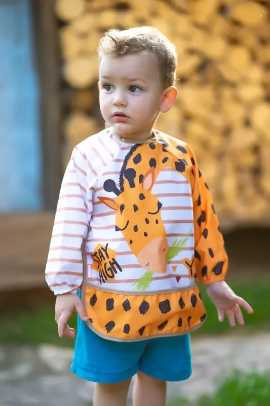 2-Armed 3-Sleeveless Waterproof Bib 0-3 Years - 3