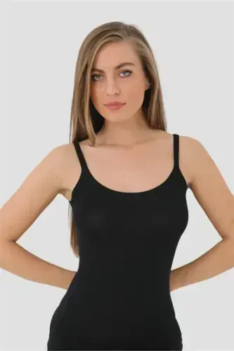 2 Black Bamboo Women's Racerback Tank Tops - BÜYÜKBEDENIZ (1)