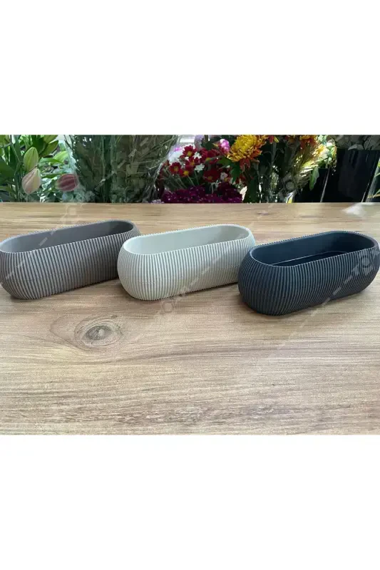 2 Bo'yli Marjon Uzun Jigarrang Gultuvak Komplekti Karasu Plastik Sukulent Balxon Gultuvak Komplekti-Qahva - 6